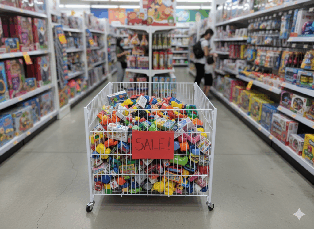 การใช้ตะแกรงสินค้าเพื่อส่งเสริมสินค้า