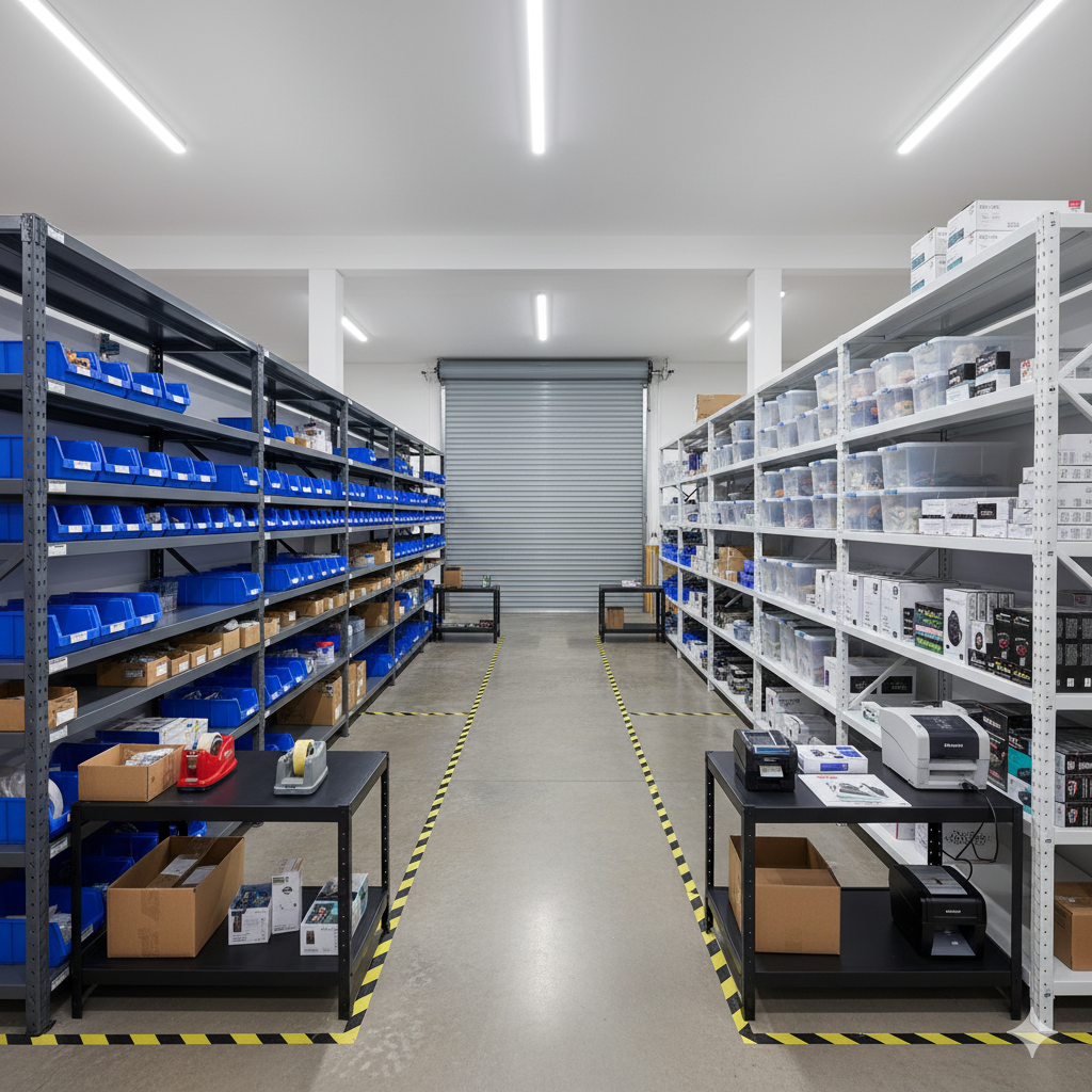 ชั้นวางของ ชั้นวางเหล็กฉาก โกดัง คลังสินค้า ชั้นวางในบ้าน ชั้นเหล็กวางของ