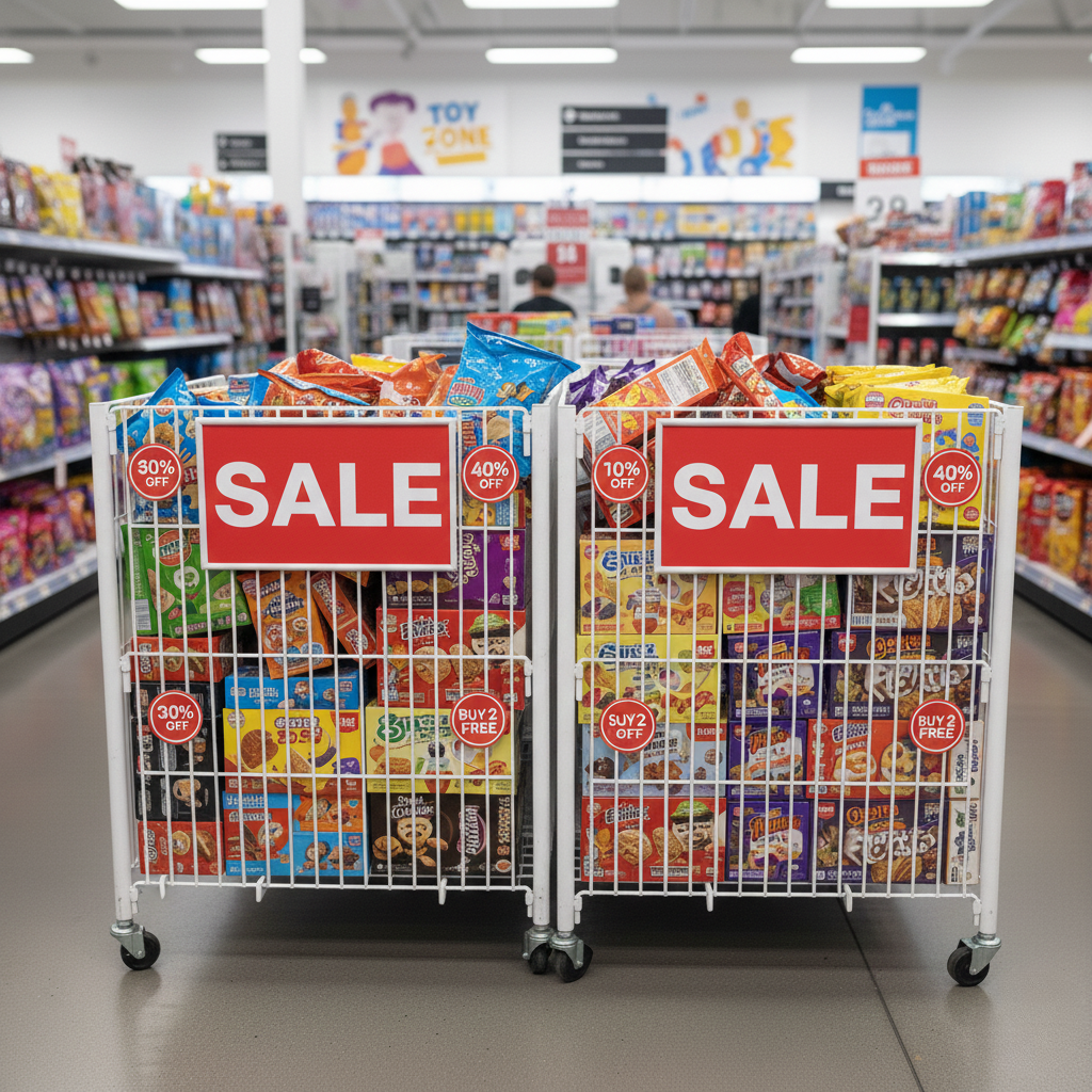 ตะแกรง Sale สินค้า กะบะเซลล์สินค้า ตะกร้าใส่ของลดราคา