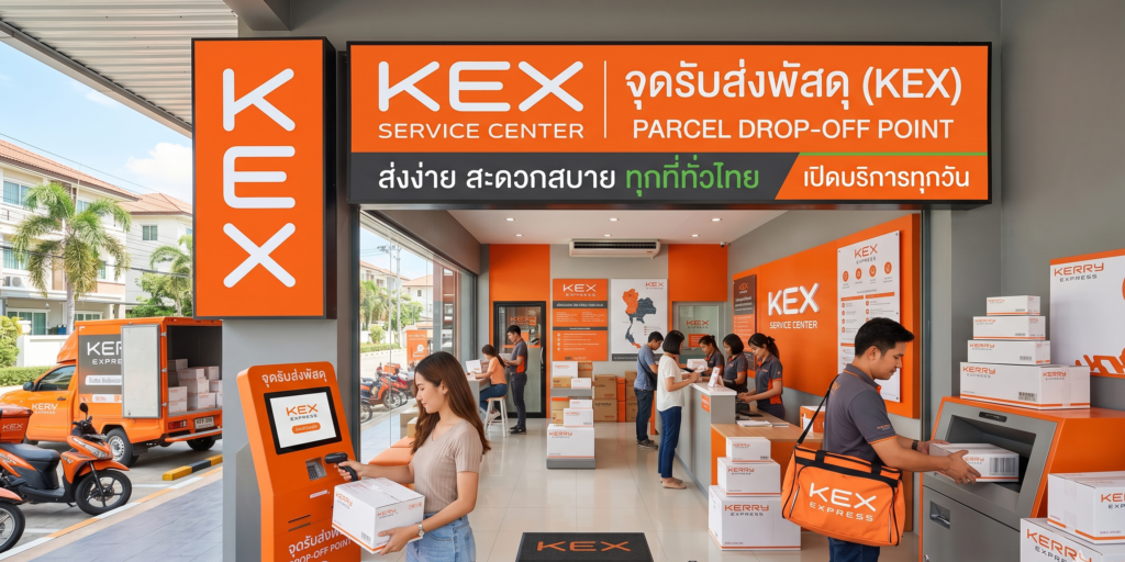 พรีเมียมและส่งต่างประเทศดีสุด ยกให้ KEX (Kerry Express)